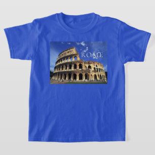 Berömda ruiner av Colosseum Rom Italien T Shirt