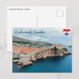 Berömda tak och murar i Dubrovniks gamla stad - Kr Vykort