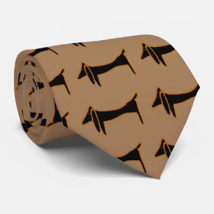 Berömden Black Dachshund Slips