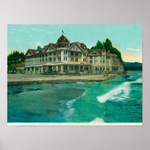 Berömden Capitola Hotel - yttre vy Poster
