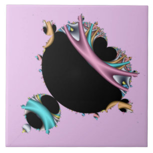 Berömden Mandelbrot Set Kakelplatta
