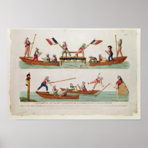 Berömden mellan Lancers Poster