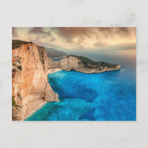 Berömden Navagio (skeppsbrott) på ön Zakynthos Vykort