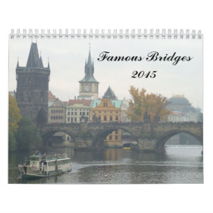 Berömden överbryggar 2015 kalender