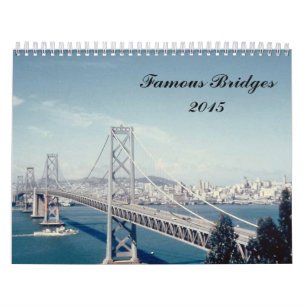 Berömden överbryggar 2015 kalender