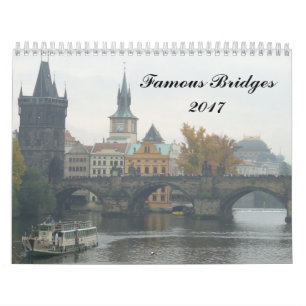 Berömden överbryggar 2017 kalender