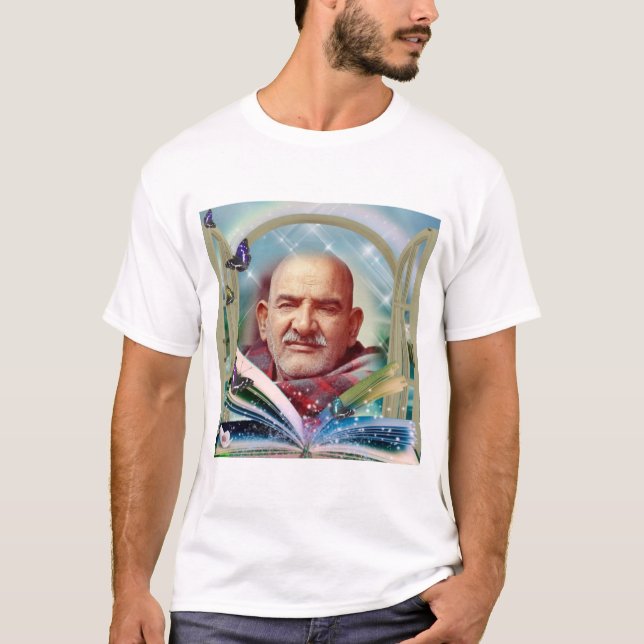berömden Saint Neem Karoli Baba ji T Shirt (Framsida)