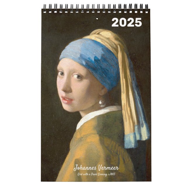 Berömden Vermeers målkalender Kalender (Omslag)