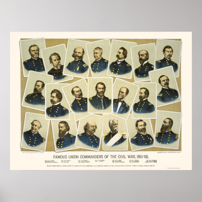 Berömdens befälhavare 1884 poster (Framsidan)