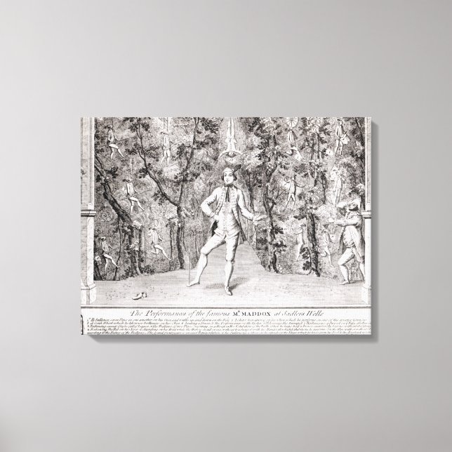 Berömdens prestanda canvastryck (Framsida)