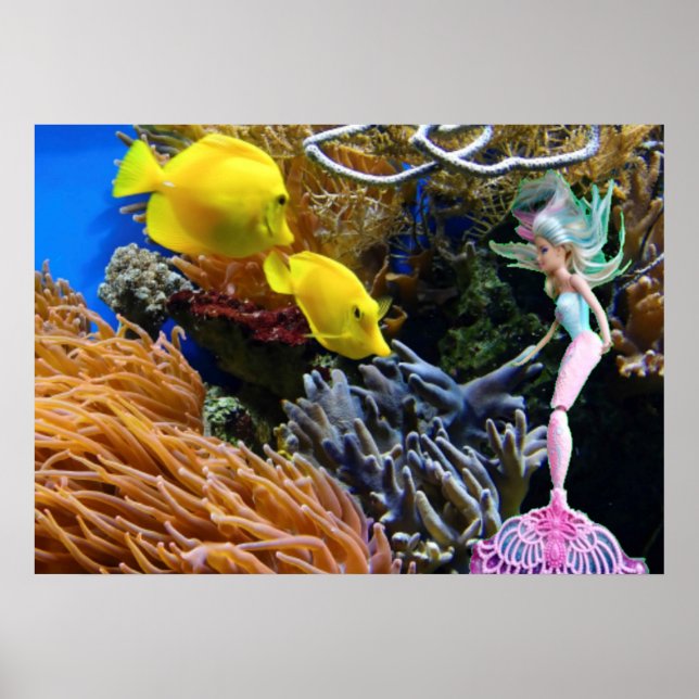 Berömdens Sjöjungfru Poster (Framsidan)