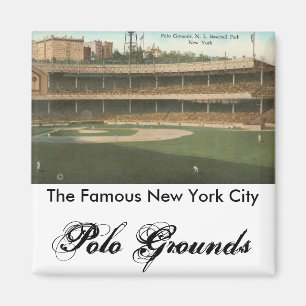 Berömdpoloen jordniner baseball parkerar, New Yor Magnet
