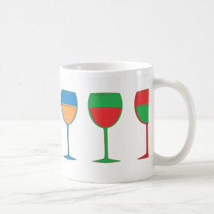 Berömma vin kaffemugg