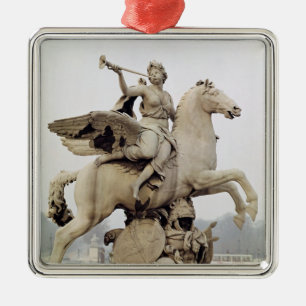 Berömmelse som rider Pegasus 1699-1702 Julgransprydnad Metall