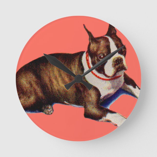 berömvärd Boston skräcker Rund Klocka (Framsida)