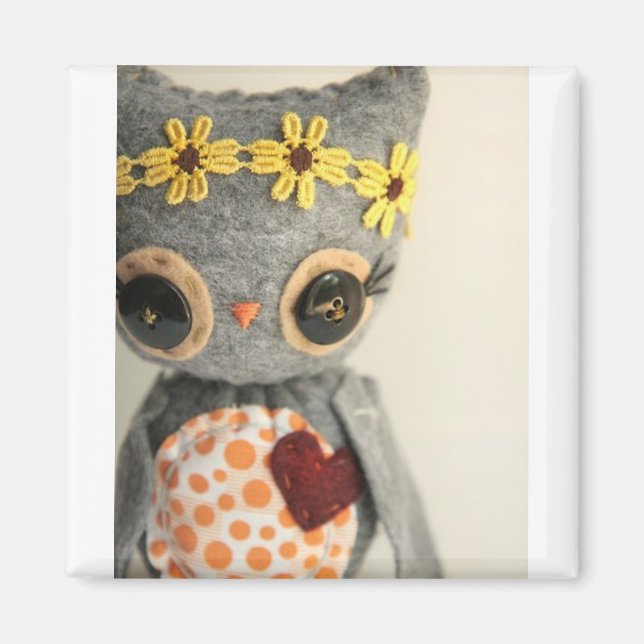 berömvärd uggla magnet (Framsidan)