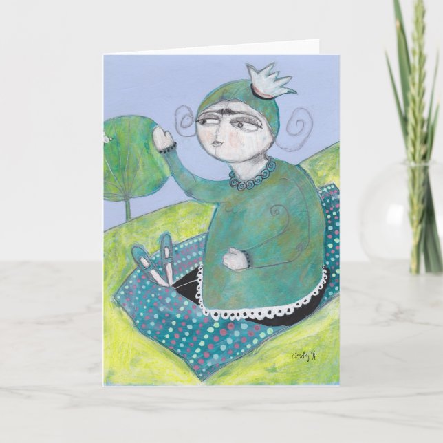 berömvärt inspirerat presentkort kort (Framsida)