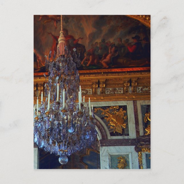 Berörd av Elegance Chandelier ~ Postcard Vykort (Framsida)