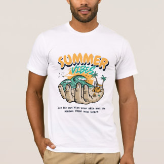 Berörd av sommarmagi, solljus och själ t shirt