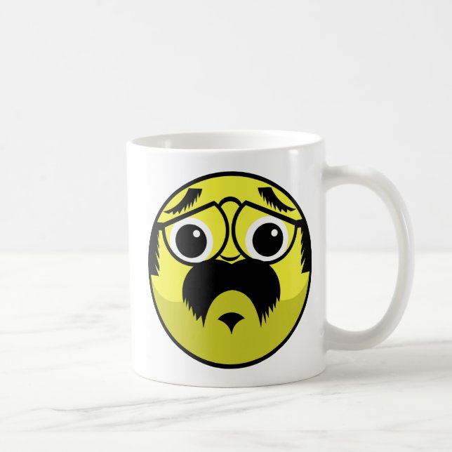 Berörd Pappa-Ansikte-kaffe Mugg (Höger)