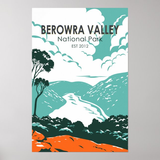 Berowra Valley Nationalpark Australien Poster (Framsidan)