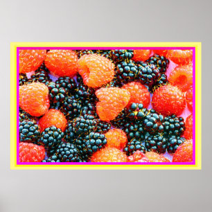 "Berries blandning" Cute Photo. Köp nu Poster