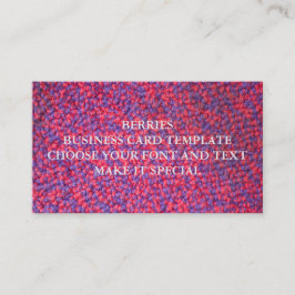 BERRIES BUSINESS CARD-MALL VISITKORT