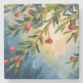 Berries & Greenery | Merry Christmas Stenunderlägg