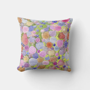 Berries in Färgpenna American Mojo Pillow Kudde