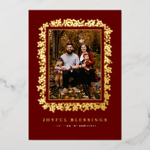 BERRIES IN FOIL FORMING RAM OF PHOTOCARD