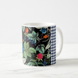 Berries Medley på Land Gingham Kaffemugg