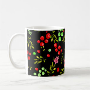 Berries Mönster Kaffemugg