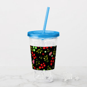 Berries Mönster Take Away Mugg
