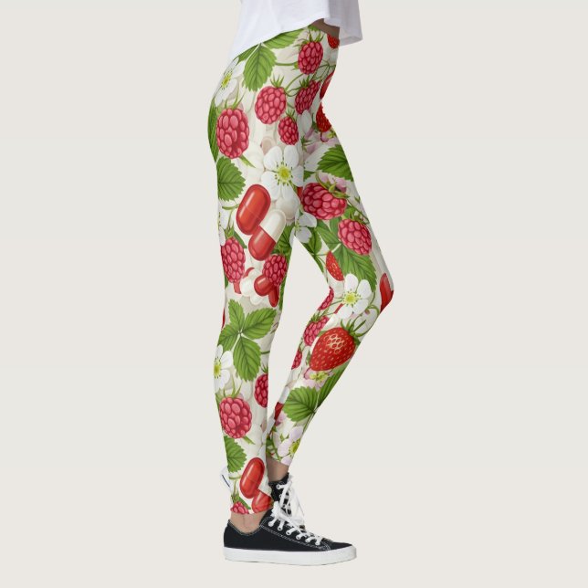 Berries & Pills Healthcare Mönster Leggings (Höger)