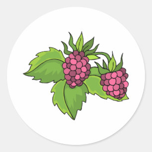 Berries Runt Klistermärke