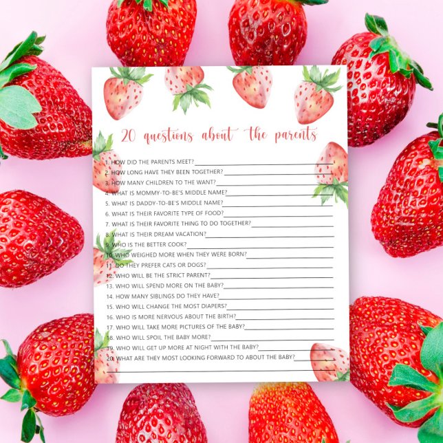 Berries - spel - 20 frågor om föräldrarna (Skapare uppladdad)