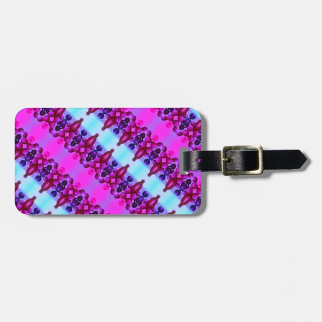 Berries X Miami Ikat 2 Bagagebricka (Horisontell Framsida)