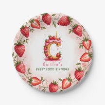 Berry 1:a födelsedag Brev C-kummeldesign