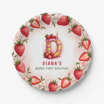 Berry 1:a födelsedag Brev D-kummeldesign