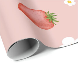 Berry 1:a födelsedag Jordgubbe - torkat skrapp Presentpapper