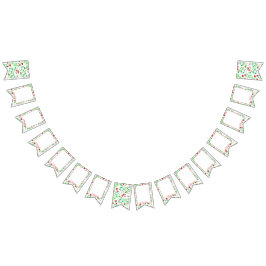 Berry 1:a födelsedag månatlig fotobanderoll vimplar