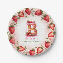 Berry 1:a födelsedag Plattformar för kummel Brev B