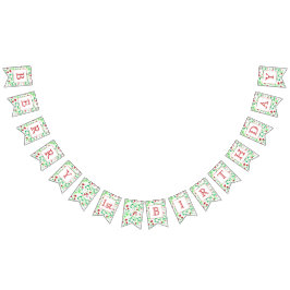 Berry 1:a födelsedag vimplar