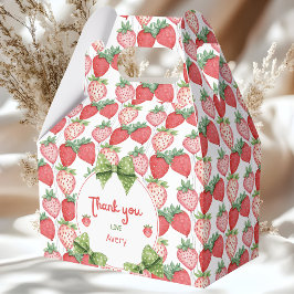 Berry 2-års födelsedags jordgubbsfest  presentaskar