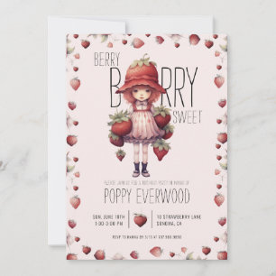 Berry Berry Sweet Birthday Inbjudningar