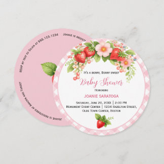 Berry Berry Sweet Round Baby Shower |