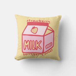 Berry Berry Sweet Strawberry Mjölk Kudde