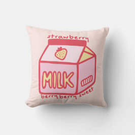 Berry Berry Sweet Strawberry Mjölk Kudde