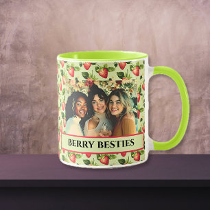 Berry Besties Grönt och Red Friends Photo Mugg