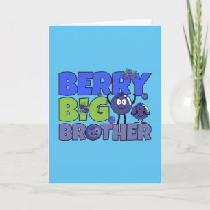 Berry Big Brother - Syskon Blueberry Pun Kort